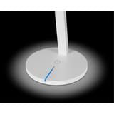 Lampe de bureau LED, double bras Cascade blanc HANSA - Lampe de bureau Hansa Cascade blanc, pied et touche tactile