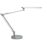 Lampe de bureau LED sur socle ou pince, variateur MAMBOLED 2.0 UNILUX - Lampe de bureau LED sur socle ou pince UNILUX MAMBOLED 2.0 gris métal, vue d'ensemble