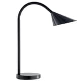 Lampe de bureau LED à bras flexible SOL UNILUX - Lampe de bureau LED à bras flexible UNILUX SOL noir, vue d'ensemble