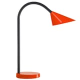 Lampe de bureau LED à bras flexible SOL UNILUX - Lampe de bureau LED à bras flexible UNILUX SOL rouge, vue d'ensemble