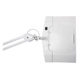 Lampe loupe LED à pince, grande lentille 307 cm² vitrum blanc MAUL - Lampe loupe LED à pince MAULvitrum blanc, détail