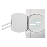 Lampe loupe LED à pince, grande lentille 307 cm² vitrum blanc MAUL - Lampe loupe LED à pince MAULvitrum blanc, détail