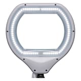 Lampe loupe LED dimmable à pince, lentille 234 cm² crystal blanc MAUL - Lampe loupe LED à pince MAULcrystal blanc, détail