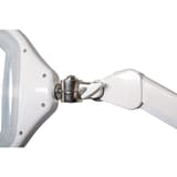 Lampe loupe LED dimmable à pince, lentille 234 cm² crystal blanc MAUL - Lampe loupe LED à pince MAULcrystal blanc, détail