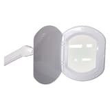 Lampe loupe LED dimmable à pince, lentille 234 cm² crystal blanc MAUL - Lampe loupe LED à pince MAULcrystal blanc, détail