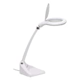 Lampe loupe LED dimmable, double lentille iris blanc MAUL - Lampe loupe LED dimmable MAULiris blanc, vue d'ensemble