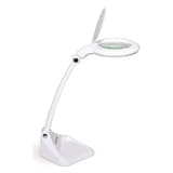 Lampe loupe LED dimmable, double lentille iris blanc MAUL - Lampe loupe LED dimmable MAULiris blanc, détail