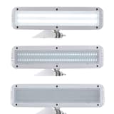 Lampe de travail LED dimmable à pince, 2920 lux intro blanc MAUL - Lampe de travail LED à pince MAULintro blanc, dimensions