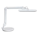 Lampe de travail LED dimmable sur pied, 2920 lux intro sur pied blanc MAUL - Lampe de travail LED sur pied MAULintro blanc, vue d'ensemble