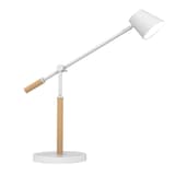 Lampe de bureau LED, port USB-C VICKY UNILUX - Lampe de bureau LED UNILUX VICKY blanc et hêtre, vue d'ensemble