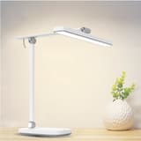 Lampe de bureau LED, capteur de luminosité PURELINE UNILUX - Lampe de bureau LED UNILUX PURELINE blanc, en situation sur un bureau