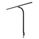 Lampe de bureau LED à pince, éclairage asymétrique STRATA UNILUX - Lampe de bureau LED à pince UNILUX STRATA noir, vue d'ensemble