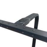 Lampe de bureau LED à pince, éclairage asymétrique STRATA UNILUX - Lampe de bureau LED à pince UNILUX STRATA noir, tête fine, détail