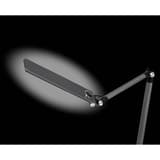 Lampe de bureau LED, grande portée Wave gris métallique HANSA - Lampe de bureau Hansa Wave gris métallique, tête
