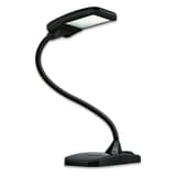 Lampe de bureau LED, col de cygne et port USB Twist noir HANSA - Lampe de bureau Hansa Twist noir, vue d'ensemble