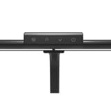 Lampe de bureau LED, télécommande sans fil STRATA BASE UNILUX - Lampe de bureau LED UNILUX STRATA BASE noir, tête et touches tactiles, détail