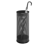 Porte-parapluies rond, 28,5 litres rond ajouré anthracite DURABLE - Porte-parapluies rond DURABLE rond ajouré anthracite, un parapluie posé