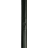 Lampadaire LED à éclairage indirect, vasque inclinable LEDDY UNILUX - Lampadaire LED à éclairage indirect UNILUX LEDDY noir, variateur sur le mât, détail