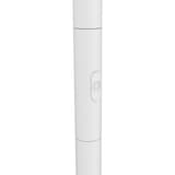 Lampadaire LED à éclairage indirect, acier et bambou BALY BAMBOO UNILUX - Lampadaire LED à éclairage indirect UNILUX BALY BAMBOO blanc et bambou, variateur sur le mât, détail