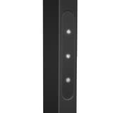 Lampadaire LED, 50 % direct et 50 % indirect VERSUS UNILUX - Lampadaire LED UNILUX VERSUS noir, panneau tactile sur le mât, détail