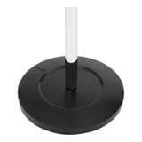 Portemanteau sur pied chromé, 6 doubles patères CHROMY ALBA - Portemanteau sur pied chromé ALBA CHROMY, base lestée, détail
