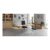 Portemanteau sur pied chromé, 6 doubles patères CHROMY ALBA - Portemanteau sur pied chromé ALBA CHROMY, en situation