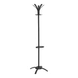 Portemanteau perroquet, 5 doubles patères CLEO ALBA - Portemanteau perroquet ALBA CLEO noir, vue d'ensemble