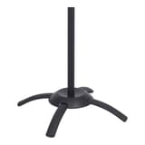 Portemanteau perroquet, 5 doubles patères CLEO ALBA - Portemanteau perroquet ALBA CLEO noir, base en croix, détail