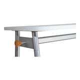 Vestiaire mobile, 2 étagères, 6 cintres en bois OSLO ALBA - Vestiaire mobile ALBA OSLO, étagère, détail