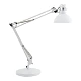 Lampe architecte sans ampoule, socle et pince ARCHI ALBA - Lampe architecte sans ampoule ALBA ARCHI blanc, vue d'ensemble