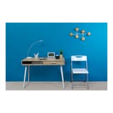 Patère murale design, 6 patères en bois SIX - Patère murale design ALBA SIX blanc, en situation