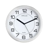Horloge murale aimantée, Ø 22 cm ATTRACTION gris métal UNILUX - Horloge murale aimantée UNILUX ATTRACTION gris métal, vue d'ensemble