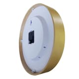 Horloge murale en bois, Ø 31,5 cm BALTIC bois et blanc UNILUX - Horloge murale en bois UNILUX BALTIC bois et blanc, profil du cadre en bois