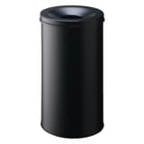 Corbeille anti-feu, couvercle étouffoir SAFE 60 litres DURABLE - Corbeille anti-feu DURABLE SAFE 60 litres noire, vue d'ensemble