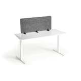 Écran de bureau acoustique, 120 x 50 cm EFFECT 120 DURABLE - Écran de bureau acoustique DURABLE EFFECT 120, vue d'ensemble, posé sur ses pieds