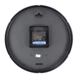 Horloge murale silencieuse, Ø 30,5 cm POP noir UNILUX - Horloge murale silencieuse UNILUX POP noir, dos de l'horloge