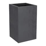 Colonne à plantes, décor béton BASALT'UP carré haut 50 cm anthracite POÉTIC - Colonne à plantes Poétic BASALT'UP carré haut 50 cm anthracite, vue d'ensemble