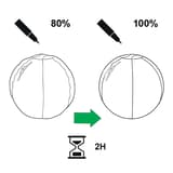 Ballon d'assise, anti-roulis Ergo Active Ø 65 cm gris LEITZ - Ballon d'assise LEITZ Ergo Active Ø 65 cm gris, gonflage en deux temps