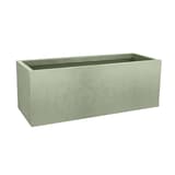Jardinière, décor béton BASALT'UP 80 cm vert amande POÉTIC - Jardinière Poétic BASALT'UP 80 cm vert amande, vue d'ensemble
