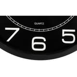 Très grande horloge murale, Ø 57,5 cm MEGA noir UNILUX - Très grande horloge murale UNILUX MEGA noir, détail du cadran