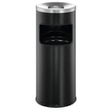 Cendrier-poubelle à couvercle étouffoir, 17 litres SAFE noir DURABLE - Cendrier-poubelle à couvercle étouffoir DURABLE SAFE noir, vue d'ensemble
