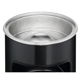 Cendrier-poubelle à couvercle étouffoir, 17 litres SAFE noir DURABLE - Cendrier-poubelle à couvercle étouffoir DURABLE SAFE noir, cendrier en place