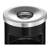 Cendrier-poubelle à couvercle étouffoir, 17 litres SAFE noir DURABLE - Cendrier-poubelle à couvercle étouffoir DURABLE SAFE noir, couvercle étouffoir