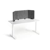 Écran de bureau acoustique, 160 x 50 cm EFFECT 160 DURABLE - Écran de bureau acoustique DURABLE EFFECT 160, plié autour du poste