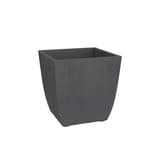 Bac à plantes carré, bac amovible Diva BASALT carré 43,5 cm anthracite POÉTIC - Bac à plantes carré Poétic Diva BASALT carré 43,5 cm anthracite, vue d'ensemble