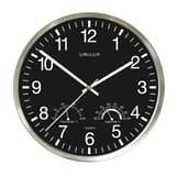 Horloge murale thermomètre et hygromètre, Ø 30 cm WETTY UNILUX - Horloge murale thermomètre et hygromètre UNILUX WETTY, vue d'ensemble