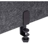 Écran de bureau acoustique, 120 x 40 cm Sculpo 120 ARCHYI - Écran de bureau acoustique ARCHYI Sculpo 120, pince en métal serrée sous le panneau
