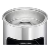 Cendrier-poubelle à couvercle étouffoir, 17 litres SAFE argent métallisé DURABLE - Cendrier-poubelle à couvercle étouffoir DURABLE SAFE argent métallisé, cendrier en place