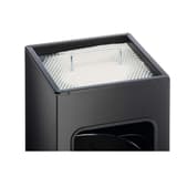 Cendrier-poubelle avec sable, 17 litres carré noir DURABLE - Cendrier-poubelle avec sable DURABLE carré noir, cendrier et sa grille