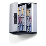 Armoire à clés murale à code, 36 clés KEY BOX CODE 36 DURABLE - Armoire à clés murale à code DURABLE KEY BOX CODE 36, porte ouverte